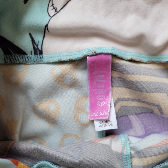 LulaRoe Disney Nightmare Before Christmas Jack Skellington Leggings One Size - Picture 3 of 6